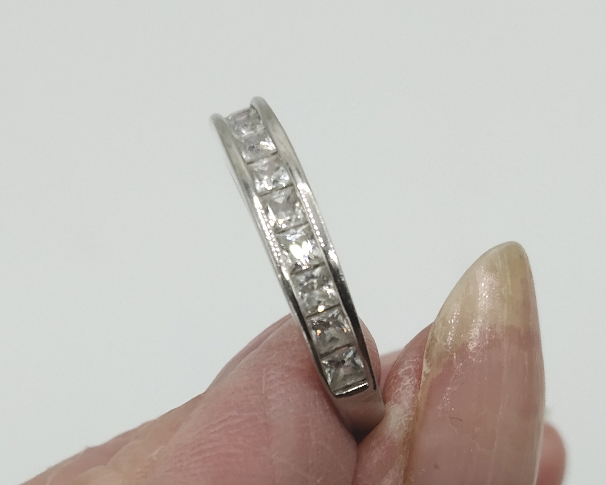 Vintage 1980s Cubic Zirconia - Etsy Vintage 1980s Cubic Zirconia - Etsy