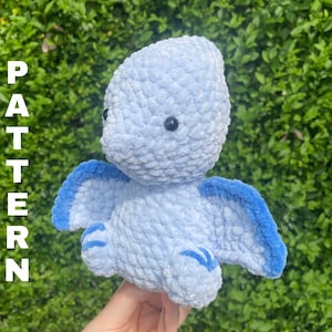 PATTERN: Crochet Pattern Pterodactyl Dinosaur