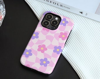 Funda para teléfono con diseño de margaritas para iPhone 15, iPhone 15 Pro Max 12 Pro, iPhone 15, iPhone 11 SE X XS XR, funda con nombre personalizado