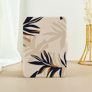 Abstract graffitiblad Kindle-hoesje Kindle Paperwhite 11e generatie Paperwhite 2021-hoes Geheel nieuwe Kindle-hoesje Kindle Cover met Auto Wake