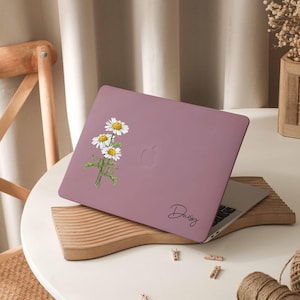 Aquarell Blume 2025 neue lila MacBook Hülle für Air 15 13 MacBook Pro 14 16 15 Fall MacBook Retina 15 13 12 benutzerdefinierte Laptop 2023 2024 Abdeckung