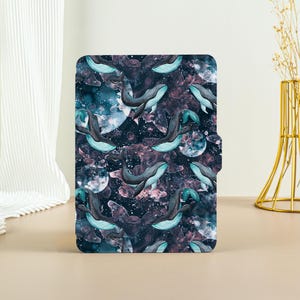 Fantasy Whales Kindle Case, Kindle Paperwhite 11th Generation Paperwhite 2021 Case, All New Kindle Case Kindle Cover with Auto Wake