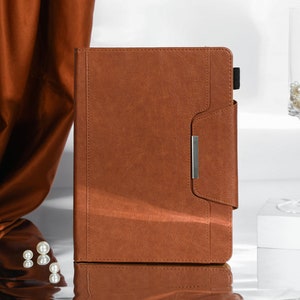 Custodia in pelle marrone retrò per iPad Air 4, 5, iPad Pro 12,9, iPad 10,2, iPad 9,7, iPad Mini 6, iPad 8, iPad Pro 11, iPad 9a generazione