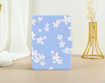 Sky Daisies Floral Kindle Case Kindle Paperwhite 11e génération 6,8", Paperwhite 2021 Case Tout nouveau Kindle Case Kindle Cover avec mise en veille/réveil automatique