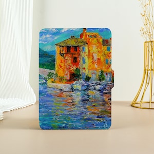 Venetian Town Art Kindle Case Kindle Paperwhite 11th Generation Paperwhite 2021 Case All New Kindle Case Kindle Cover with Auto Wake/Sleep
