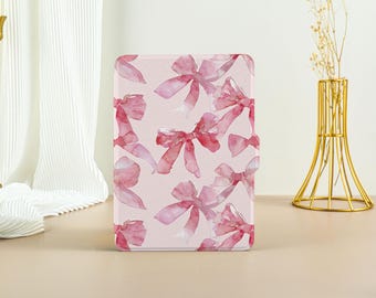 Pink Ribbon Kindle-skal, Kindle Paperwhite 11:e generationens Paperwhite 2021-skal, helt nytt Kindle-skal Kindle-fodral med automatisk väckning
