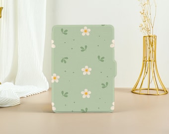 Lovely Daisy Floral Kindle Case Kindle Paperwhite 11th Generation Paperwhite 2021 Case All New Kindle Case Kindle Cover with Auto Wake/Sleep