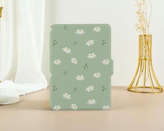 Green Plants Print Kindle Case, Kindle Paperwhite 11th Generation Paperwhite 2021 Case, All New Kindle Case Kindle Cover with Auto Wake