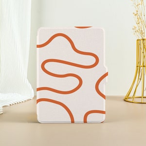 Lovely Lines Kindle-hoesje Kindle Paperwhite 11e generatie, Paperwhite 2021-hoesje, geheel nieuwe Kindle-hoesje Kindle Cover met automatisch activeren/slapen