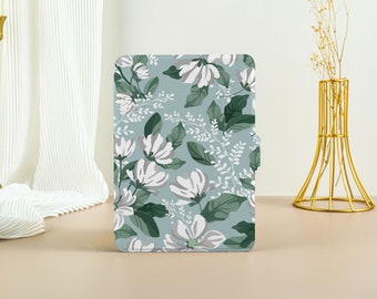 Gardenia Floral Kindle Case Kindle Paperwhite 11th Generation Paperwhite 2021 Case All New Kindle Case Kindle Cover with Auto Wake/Sleep