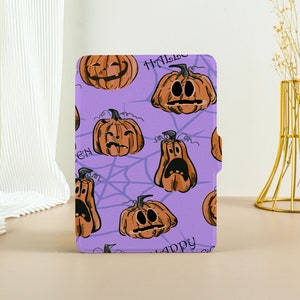 Terror Pumpkin Kindle Case Kindle Paperwhite 11th Generation Paperwhite 2021 Case All New Kindle Case Kindle Cover with Auto Wake/Sleep