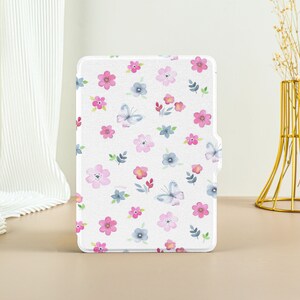 Rustieke mooie bloemen Kindle-hoesje Kindle Paperwhite 11e generatie, Paperwhite 2021-hoesje, geheel nieuwe Kindle-hoesje Kindle-hoes met wake/sleepfunctie