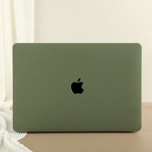 Custodia per laptop verde retrò MacBook Air 15 2023, custodia rigida per MacBook Pro 14 16 M1 M2 Pro 13 2021 2022 Custodia per laptop unica