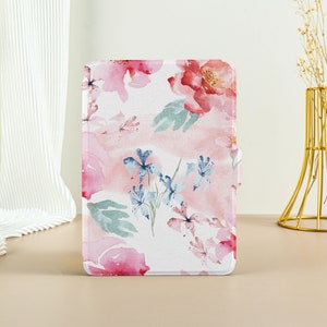 Watercolour Floral Kindle Case Kindle Paperwhite 11th Generation Paperwhite 2021 Case All New Kindle Case Kindle Cover with Auto Wake/Sleep