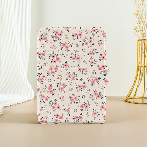 Lovely Floral Kindle Case Kindle Paperwhite 11th Generation 6.8" Paperwhite 2021 Case, All New Kindle Case Kindle Cover with Auto Wake/Sleep