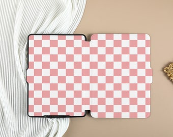 Strawberry Checker Kindle Case Kindle Paperwhite 11th Generation, Paperwhite 2021 Case All New Kindle Case Kindle Cover with Auto Wake/Sleep