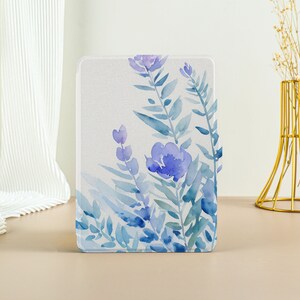 Blue Bouquet Kindle Case Kindle Paperwhite 11th Generation, Paperwhite 2021 Case, All New Kindle Case Kindle Cover with Auto Wake/Sleep