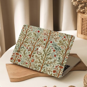 William Morris Baum Drucke MacBook Hülle für MacBook Pro 16 15 MacBook Air 15 14 13 MacBook Retina 15 13 12 Laptop 2022 2021 2020 Abdeckung Retro