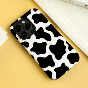 Cute Cow Prints Phone Case iPhone 15 Case, iPhone 15 Pro Max 12 Pro Case, iPhone 15 Case 11 SE X XS XR Case, Personalised Name Case