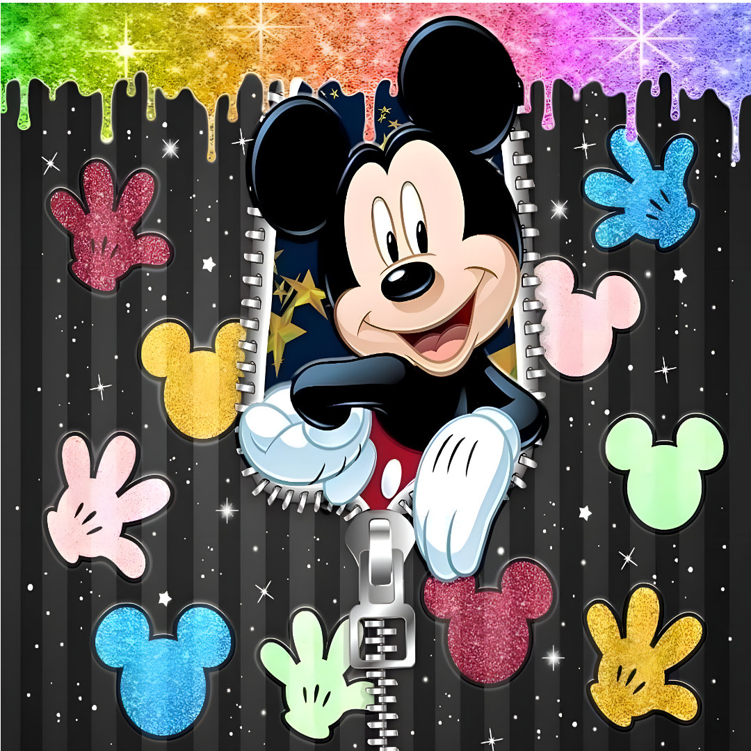 Mickey Mouse PNG Mickey Mouse Drip Mickey Mouse Zipper Etsy