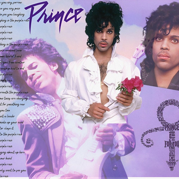 Prince violet pluie