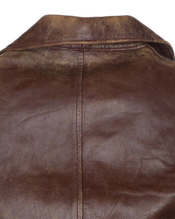 Vintage 40s Albert Richard Sportswear Leather Jac… - image 8