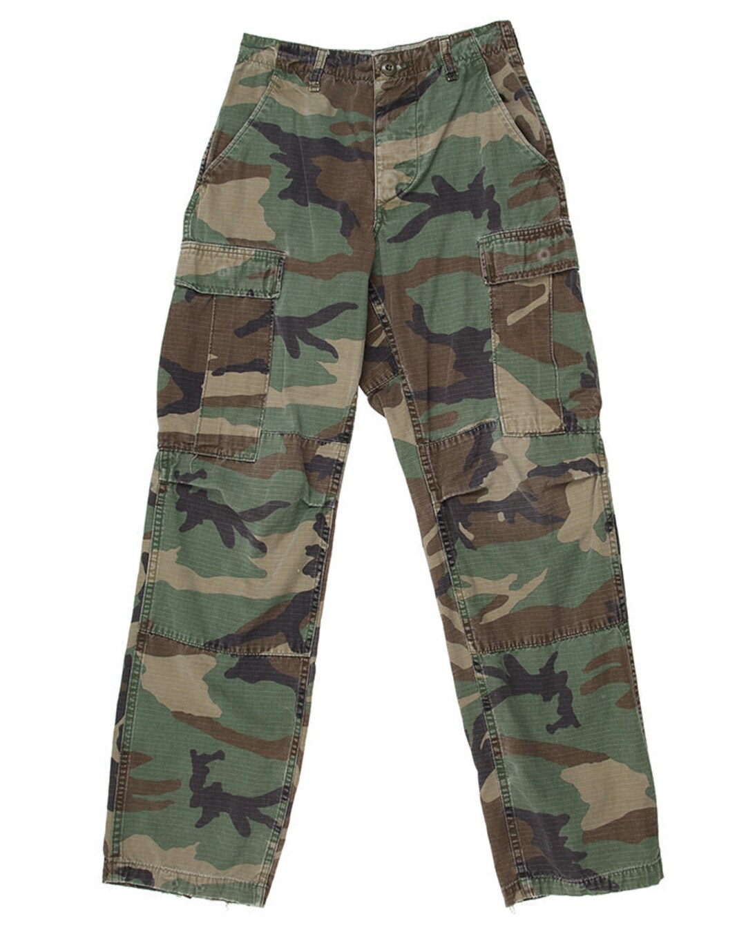1990S VINTAGE US Army M81 Woodland Bdu Combat Trousers Xxs - Etsy