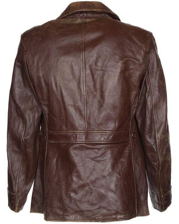 Vintage 40s Albert Richard Sportswear Leather Jac… - image 7