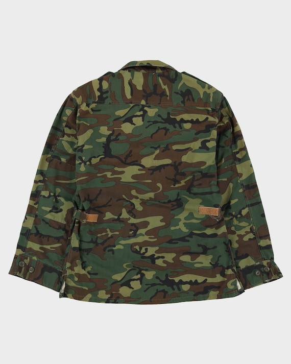 80s Vintage Singapore Military Woodland Camo Combat Jacket 80s Vintage Singapore Military Woodland Camo Combat Jacket