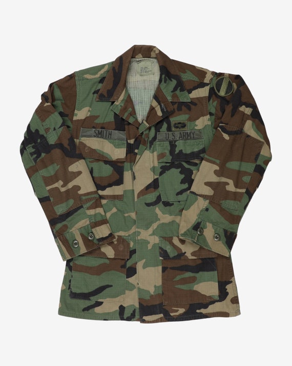 1990s Vintage US Army M81 Woodland Camo BDU Coat Xsmall / Etsy