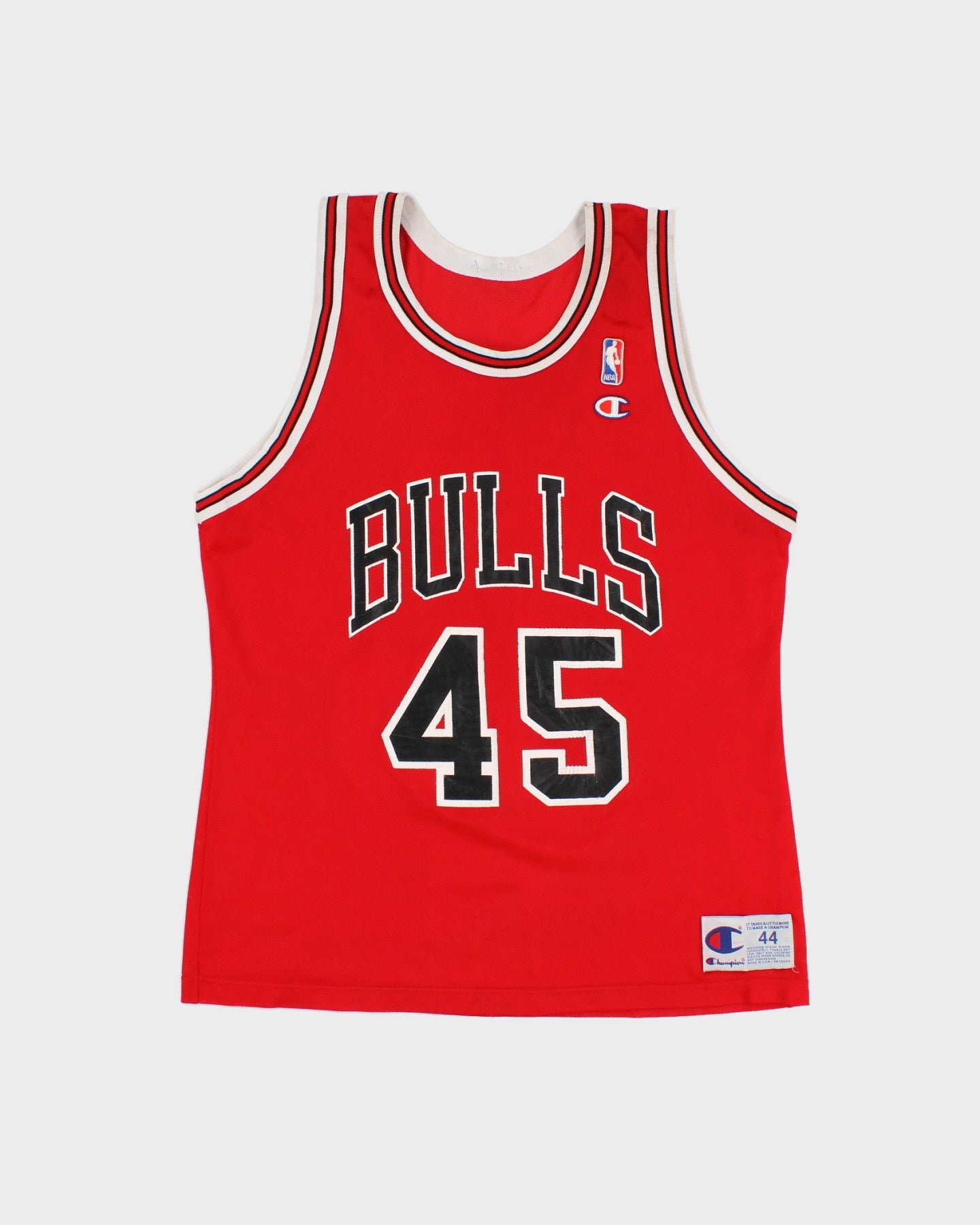 Vintage Champion Michael Jordan Chicago Bulls White Jersey #45 X
