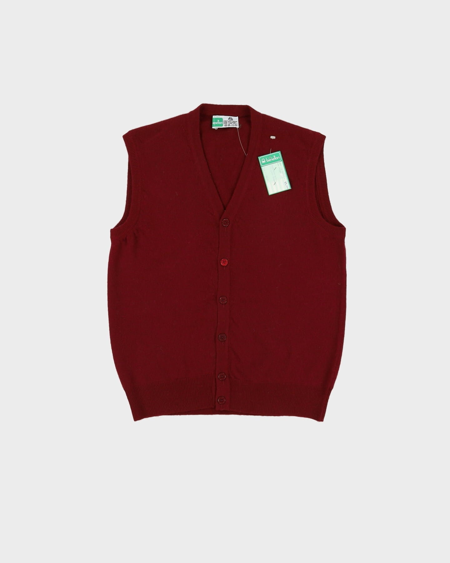 Burgundy Knit Vest - Etsy UK
