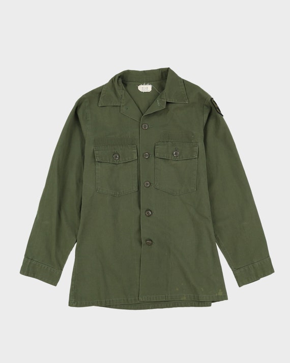70s Vintage US Army Dura-press Utility Shirt Medium - Etsy