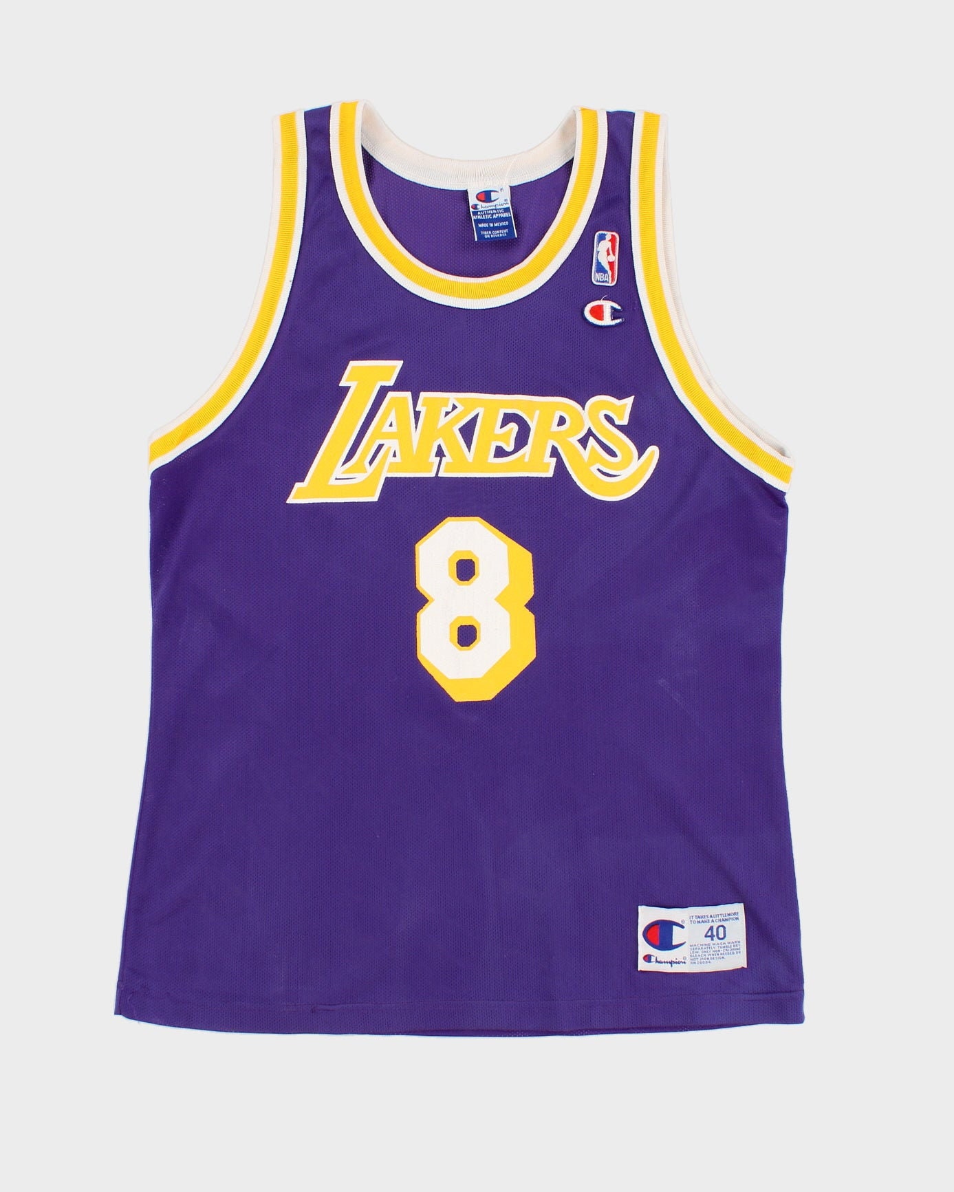 LOS ANGELES LAKERS Kobe Bryant Jersey #24 Throwback Adult Purple