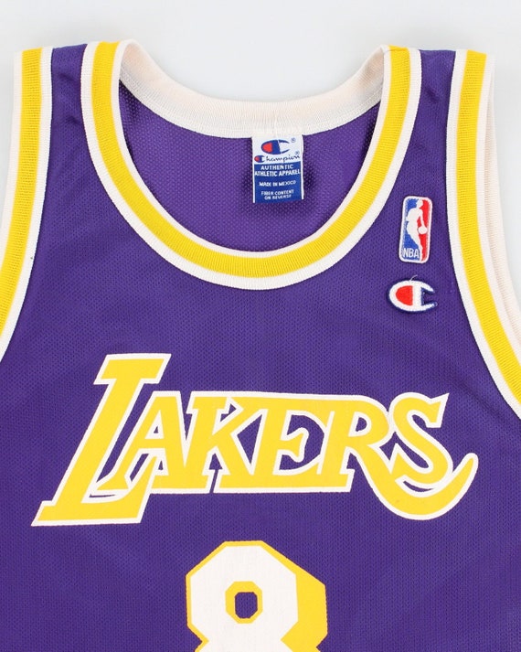 Vintage 90s Champion NBA X Los Angeles Lakers Kobe Bryant 8 