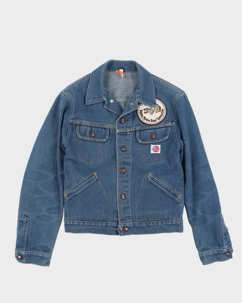 Vintage 80s GWG Golden Rodeo Days Blue Denim Jacket M - Etsy Canada