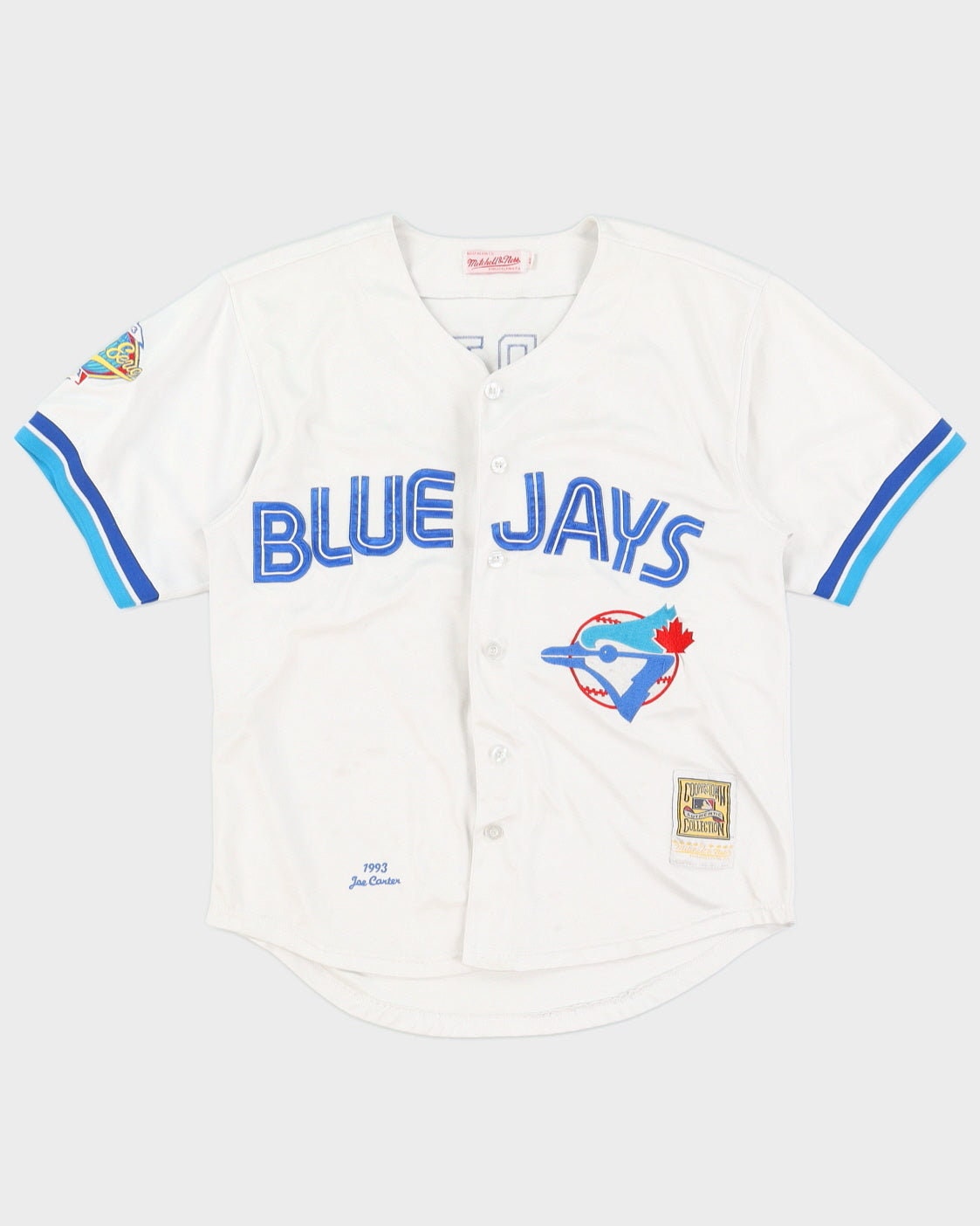 Men's Majestic Toronto Blue Jays #29 Joe Carter Blue Alternate
