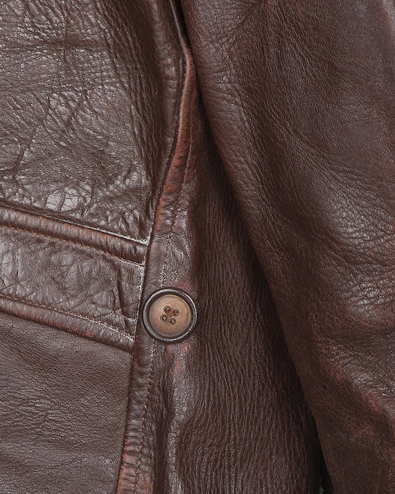 Late 40s Richman Brothers Horsehide Leather Jacke… - image 6