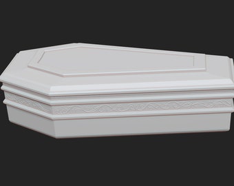 3d printing file stl box coffins gothic jewelry box