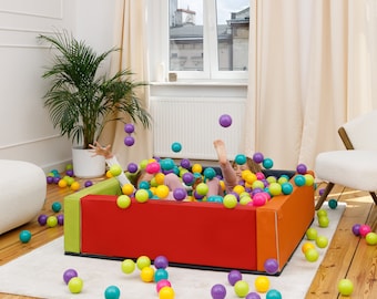 Large Ball Pit, Soft play equipment, Baby Ball Pit, Soft Foam Ball Pit Pool, Foam Pit, Bällebad