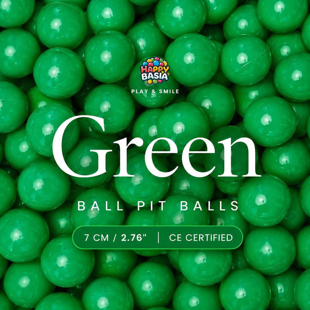 Green Ball Pit Balls 7 Cm (2.76