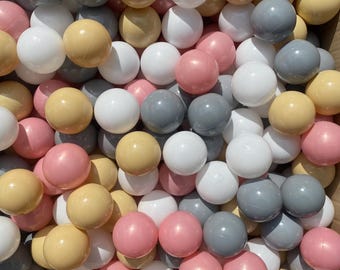 Pack De 350 Bolas De Colores LittleTom Para Piscina Infantil – 5.5 Cm, 7 Colores, De PE Sin BPA, Seguras Desde El 1er Mes, Ideales Para Parques De Bolas Y Juegos Sensoriales
