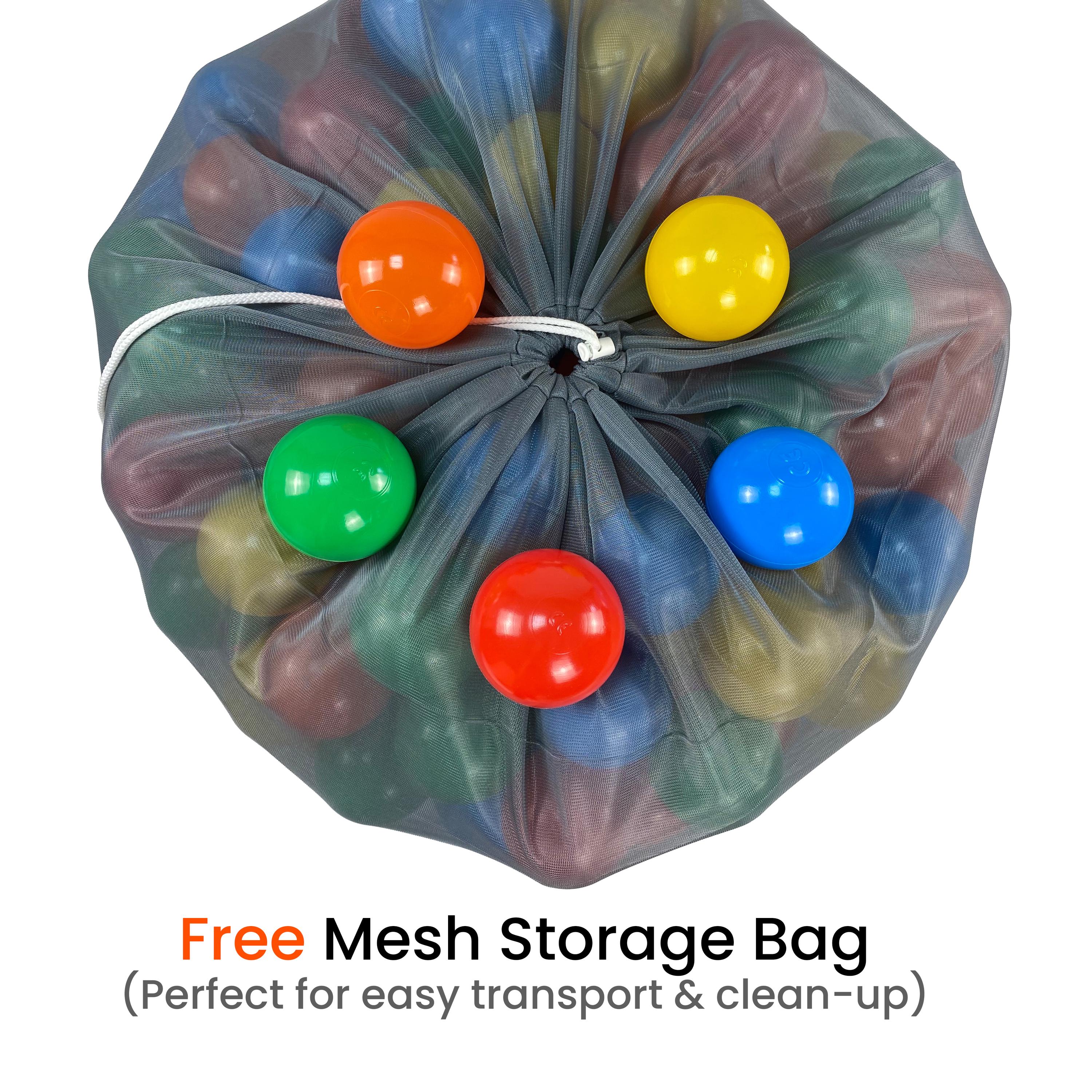100 Palline Colorate per Bambini in Plastica Casette Gonfiabili Piscina Morbide | Leroy Merlin