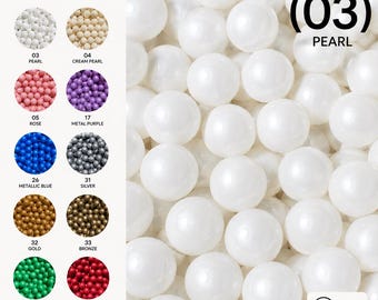 Pearl Ball Pit Balls – 10 Colors – 7 cm (2.76"), Plastic Balls, Soft Play Equipment, Indoor Playground