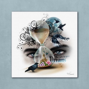 Leinwandbild »The Sandman«, Fan-Art, Dream of the Endless, Lord Morpheus, viele Größen, quadratisch, Hochformat, Geschenk, Wanddekoration