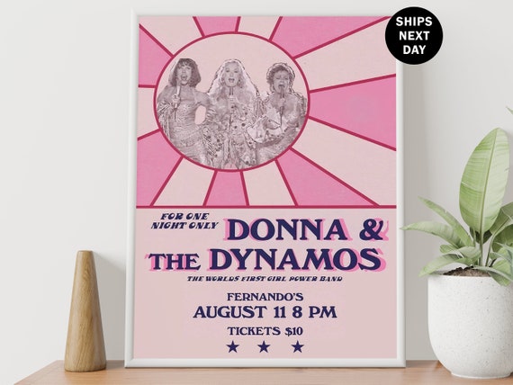Donna en The Dynamos Print Poster Donna en The Dynamos Album - Etsy Nederland