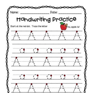 Handwriting Practice A-Z
