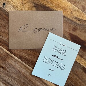 Bridesmaids Trauzeugin fragen Karte Hochzeit Plotter Cricut