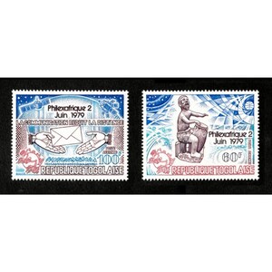 Togo 1979 - UPU, Postal Union, Philexafrique - 2v Stempelset - Scott C378-79 - MNH