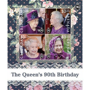 Grenada - 2016 - HRH Queen Elizabeth II 90th Birthday - Sheet Of 4 - MNH